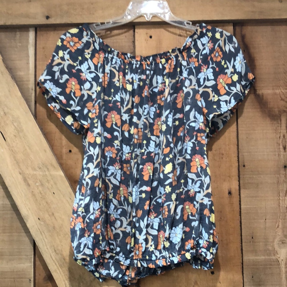 Off the shoulder floral top